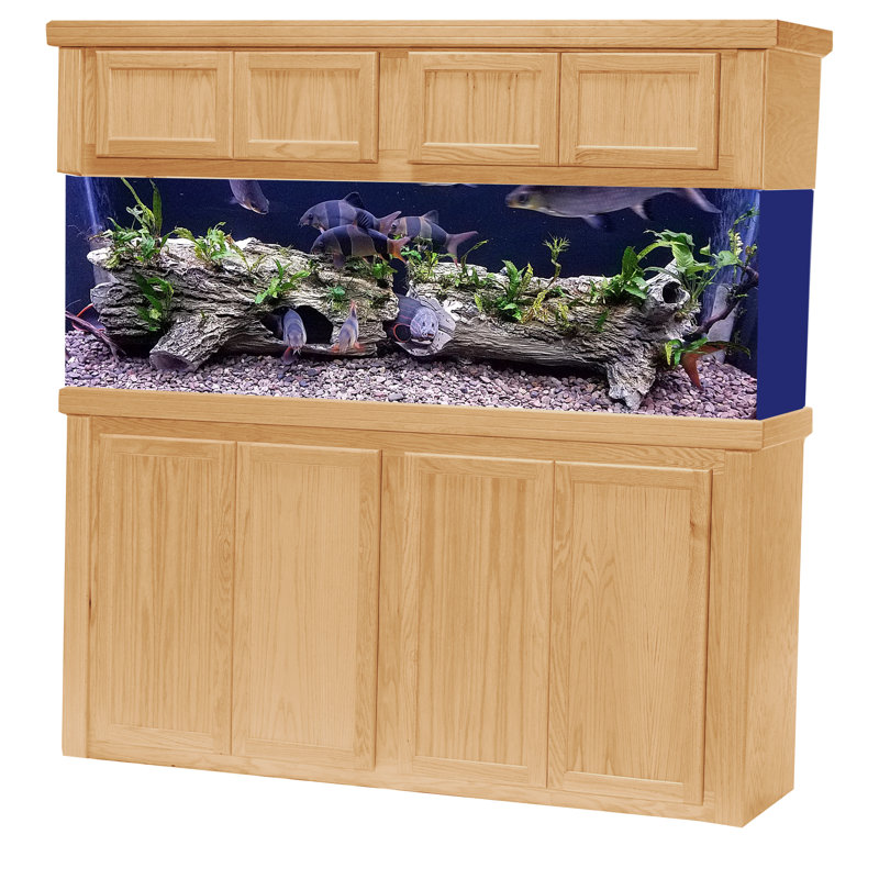 Tucker Murphy Pet Guitierrez All Wood Rectangle Aquarium Reef Cabinet And Canopy Combo Wayfair