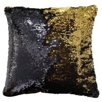 long sequin pillow
