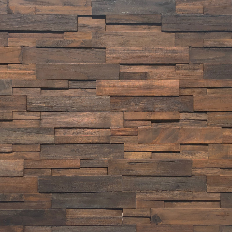 Realstone Systems 24&quot; Reclaimed Solid Wood Wall Paneling
