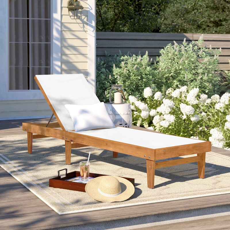 dereham outdoor reclining chaise lounge