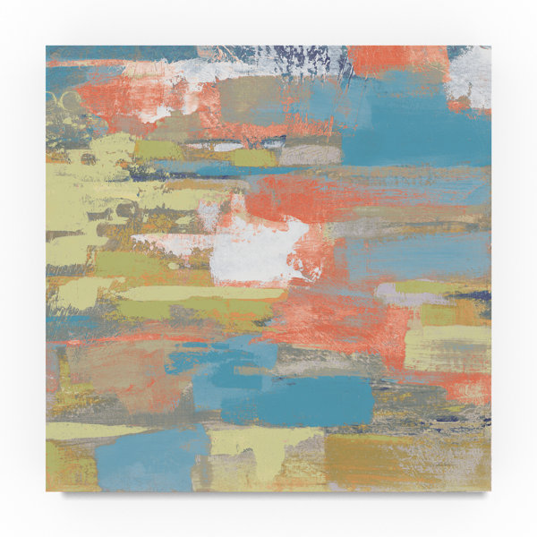 Wrought Studio Urban Walkway Iii Bright Acrylic Painting Print On Wrapped Canvas Wayfair