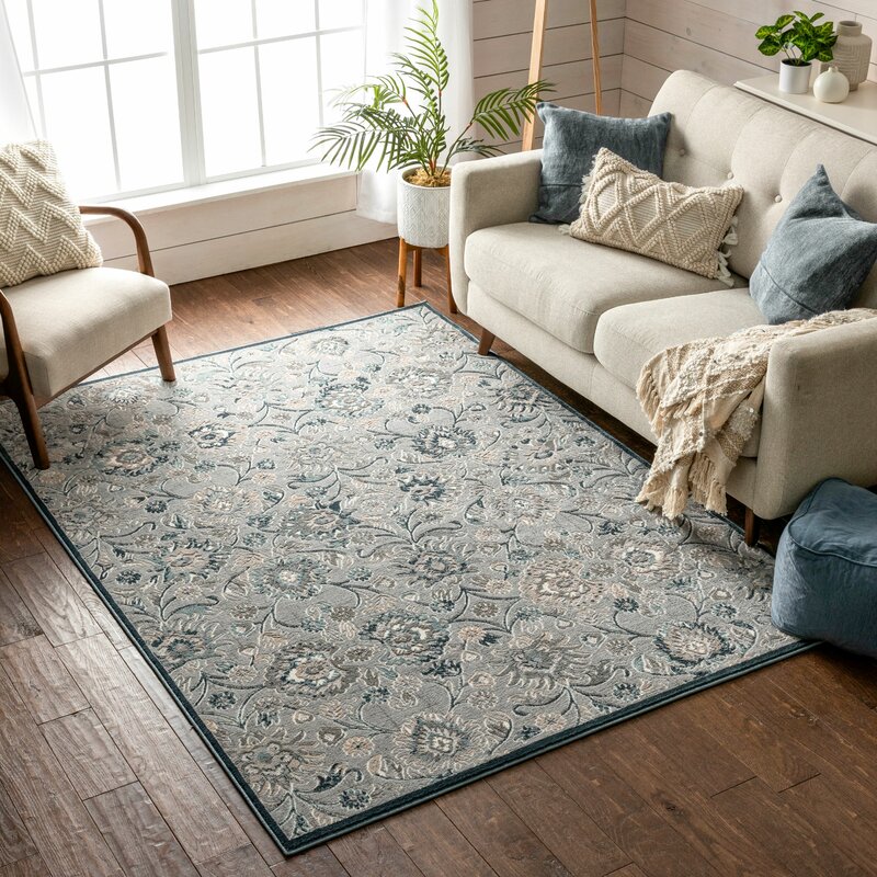 Well Woven Blossom Beige/Green Rug | Wayfair