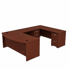 u shaped desk without hutch