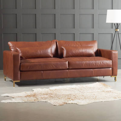 Wayfair Custom Upholstery Peyton Sofa Reviews Maxine Leather Sofa