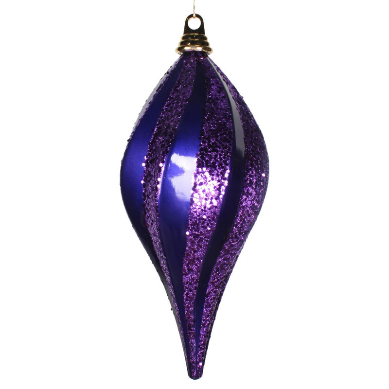 Mercury Row® Swirl Drop Christmas Finial Shaped Ornament & Reviews ...