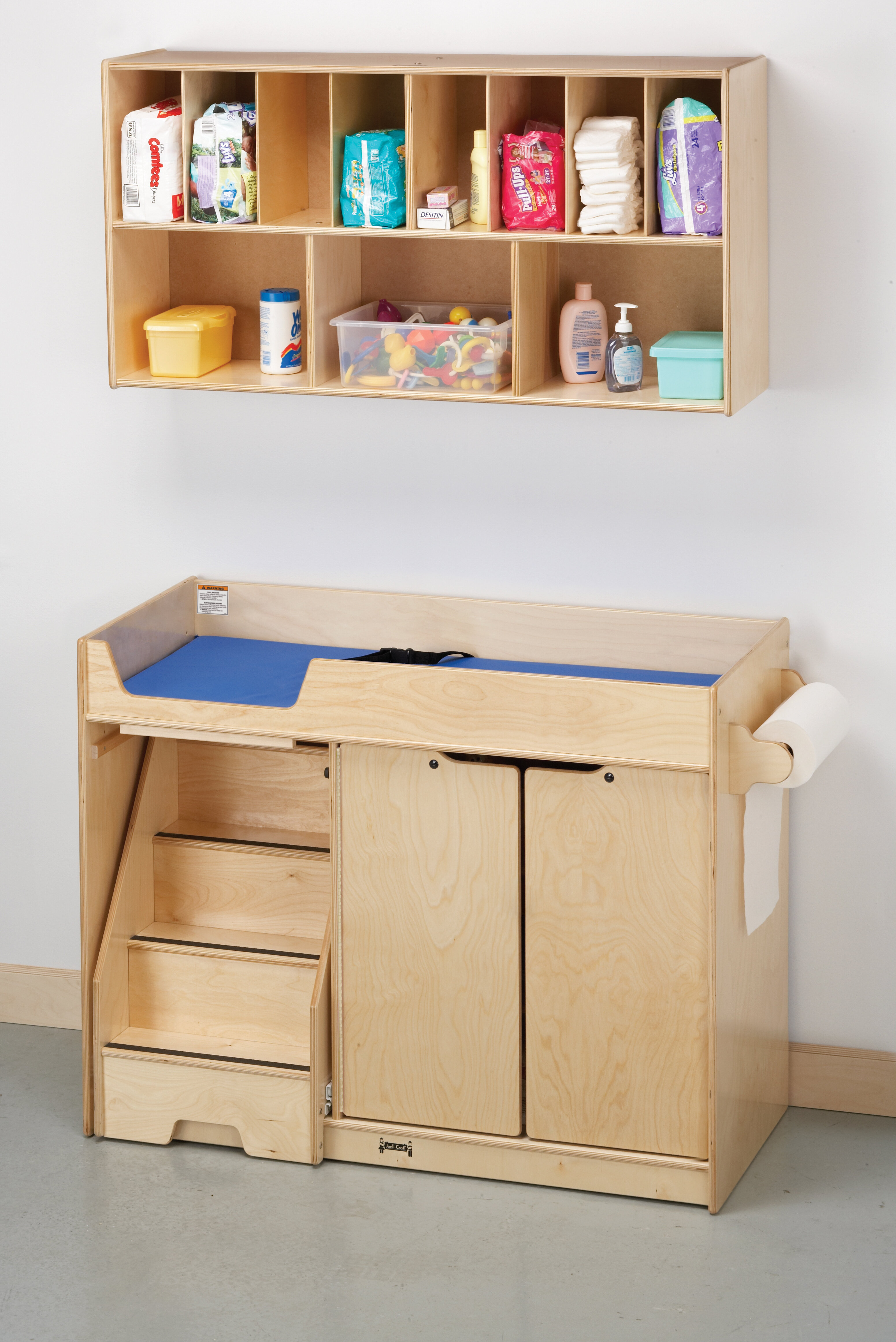 diaper changing station organizer