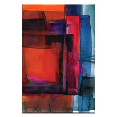 Watercolor Abstraction 115 by Kathy Morton Stanion Painting Print on Canvas Artist Lane Size: 60