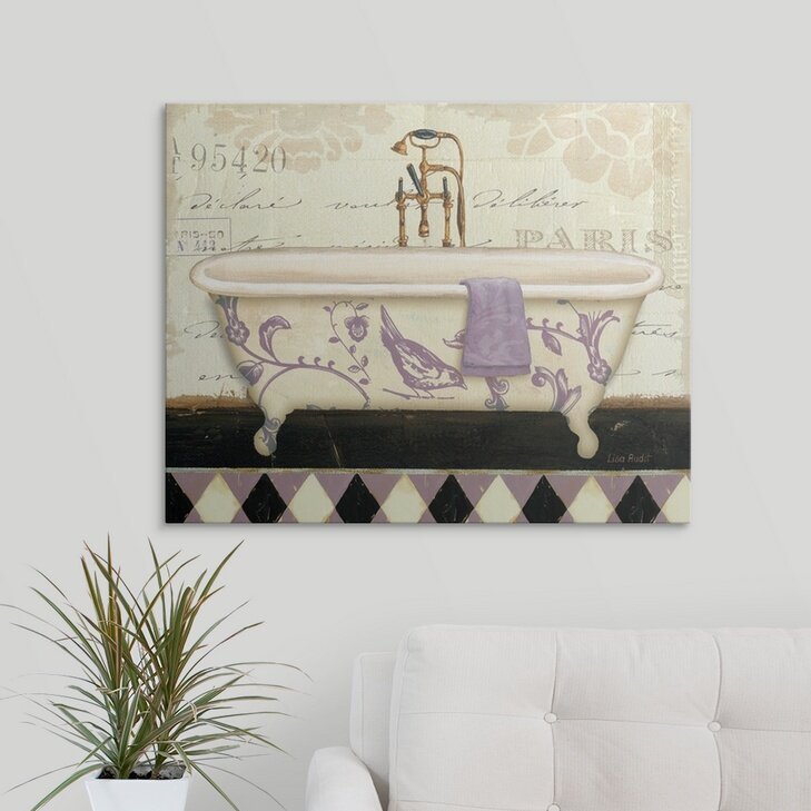 Great Big Canvas Lavender Marche De Fleurs Bath Lavender Marche De ...