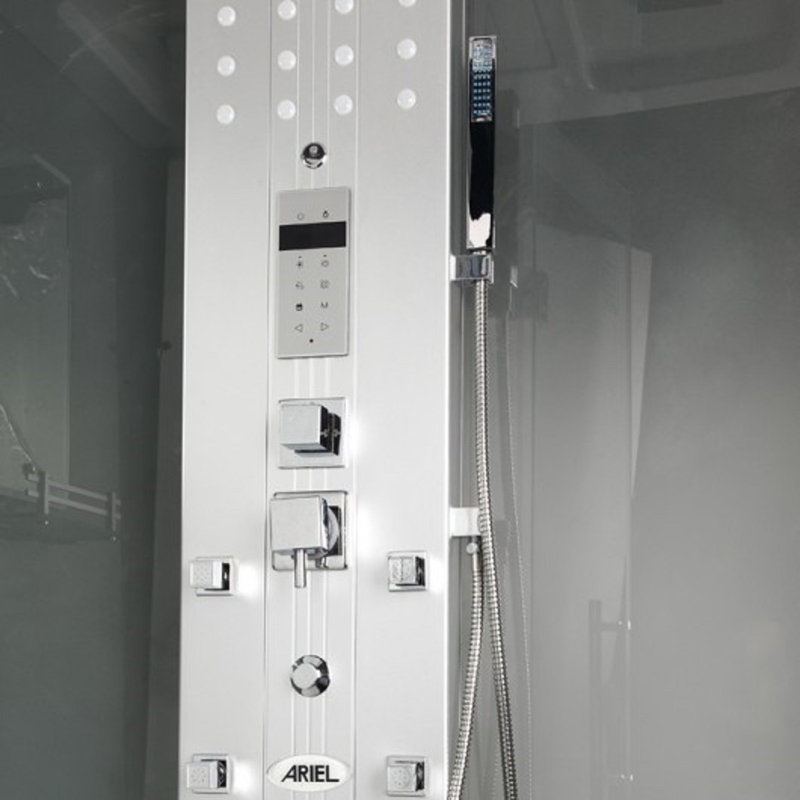 Ariel Steam Shower Tech Support Mesa 47 X 86 Rectangle Hinged Steam Shower With Base Included