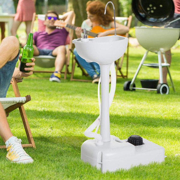 Outsunny Portable Kitchen Camping Bathroom Hand Wash ...