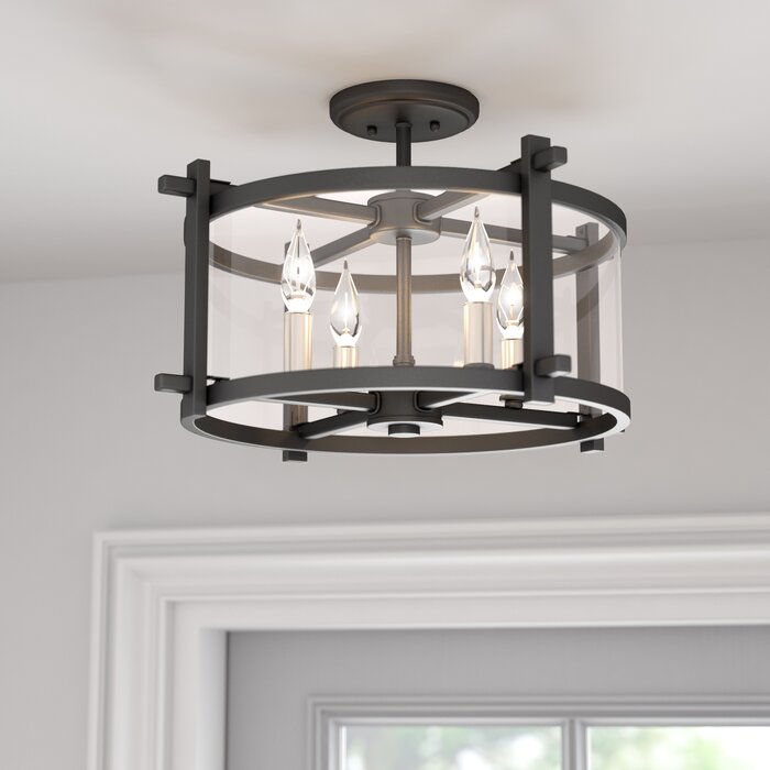 Yucca Valley 4 Light Semi Flush Mount