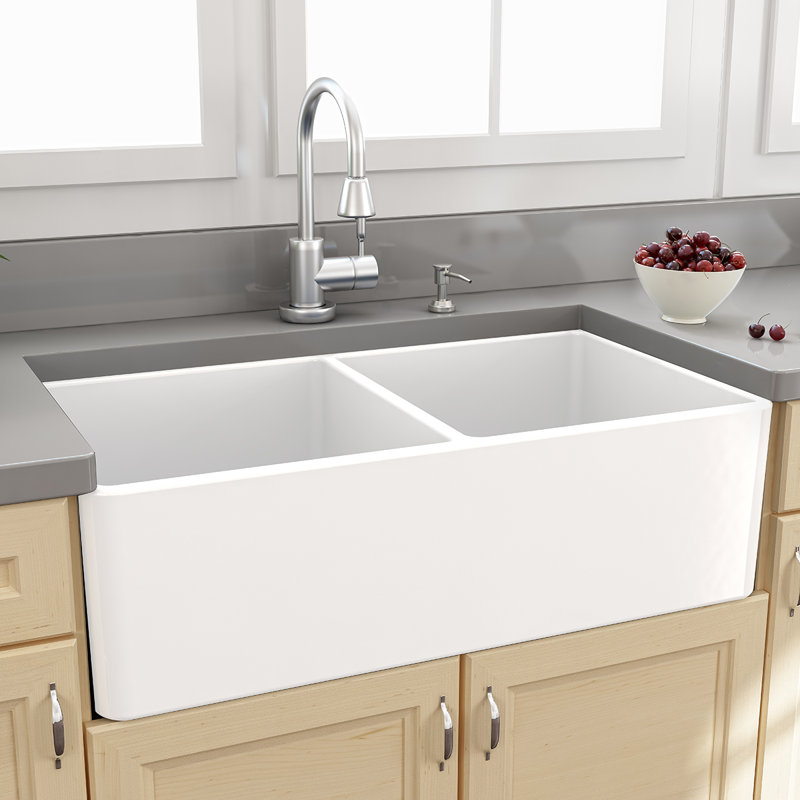 Bathroom Sinks Double Basin nantucket sinks cape 33" x 18" double bowl kitchen sink with grids Bathroom Sinks Double Basin nantucket sinks cape 33" x 18" double bowl kitchen sink with grids