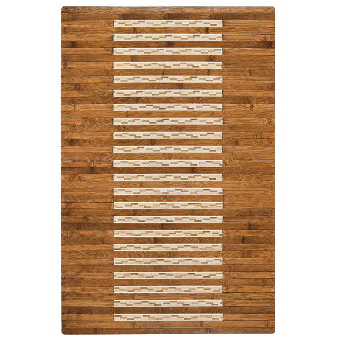 Bryan Bamboo Slat Bath Rug