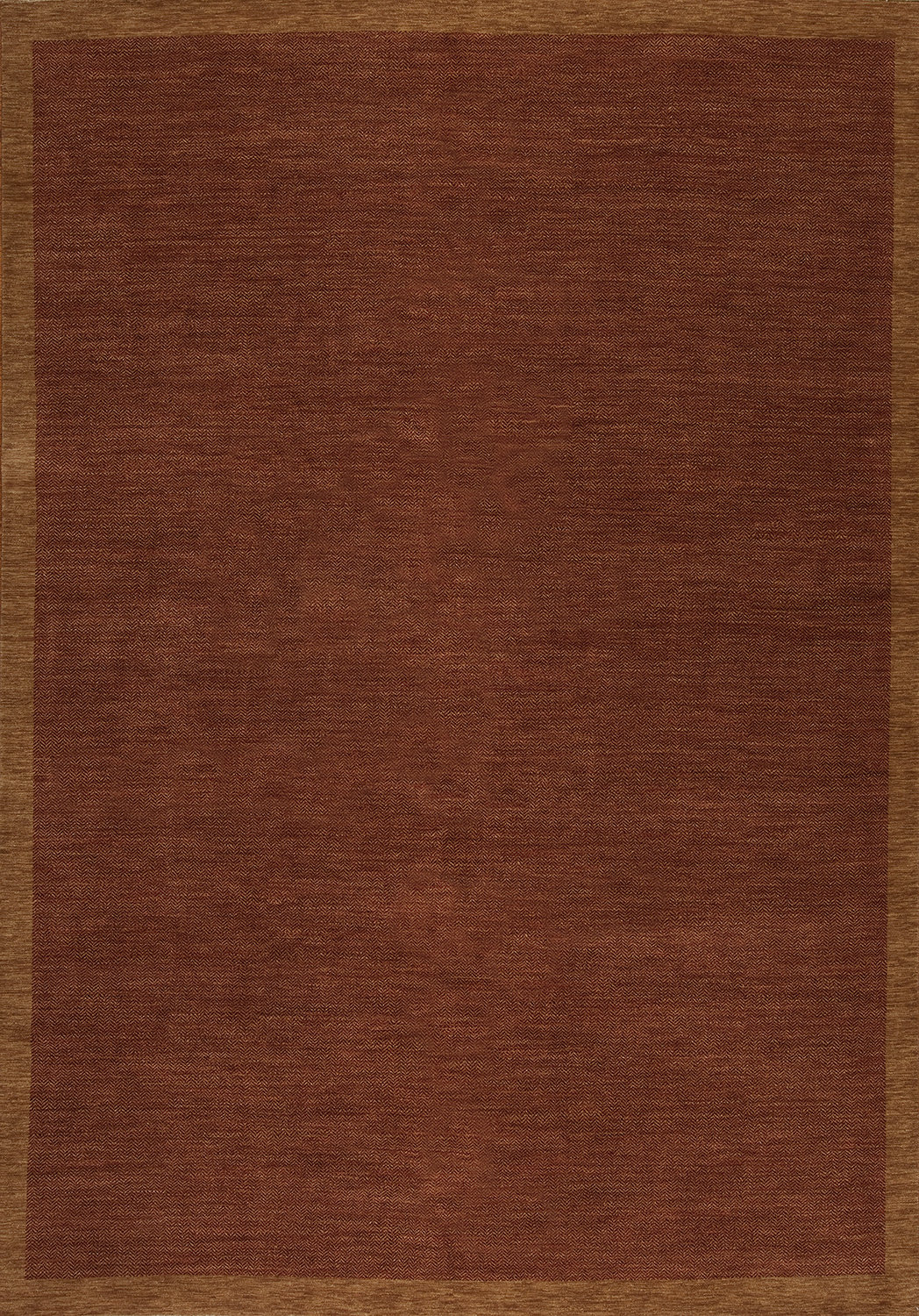 Samad Rugs Textures Herringbone Hand Knotted Wool Red Area Rug | Wayfair