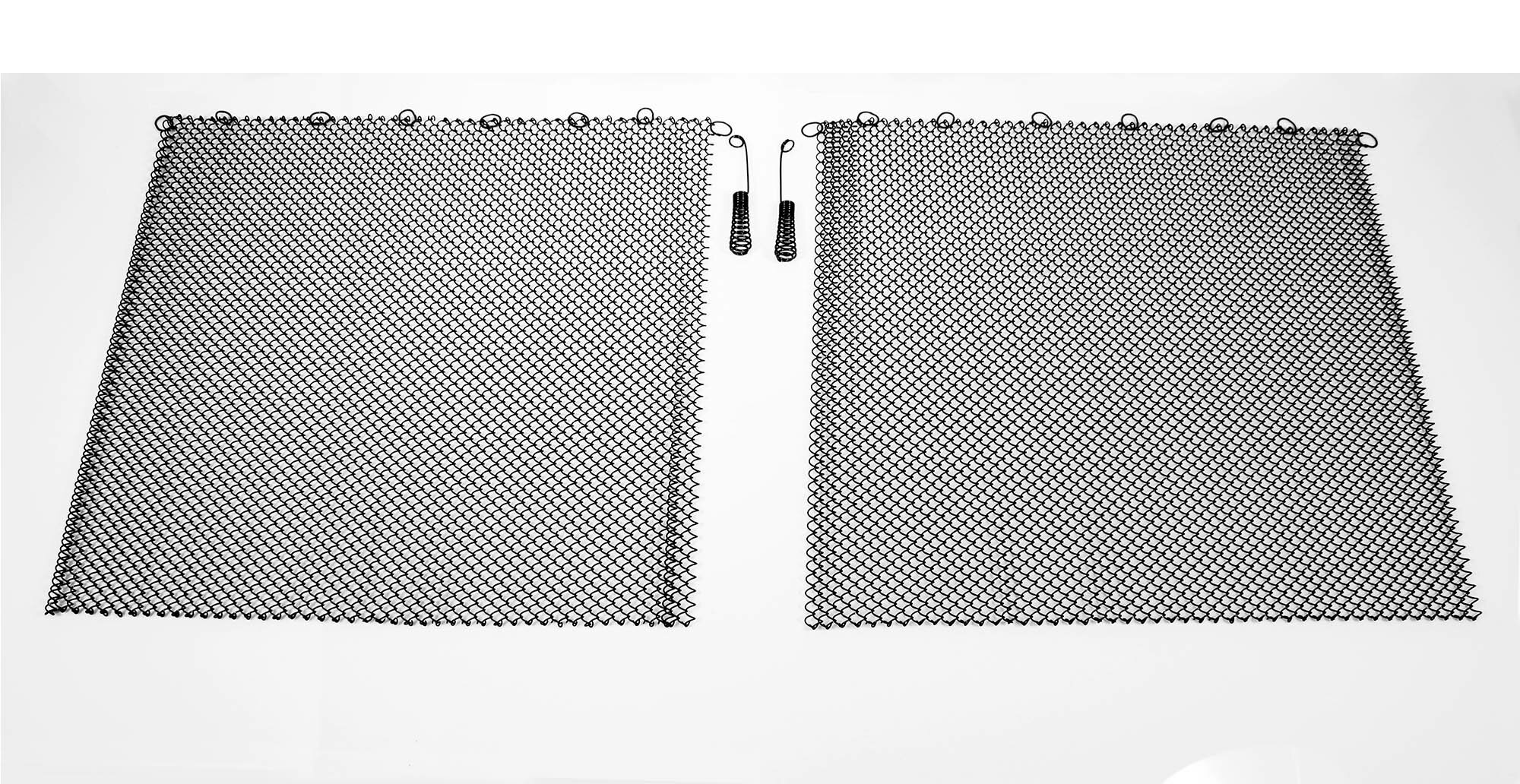 Fireplace Mesh Screen Curtain 19 High each 24 Wide. Enhance the Style of Your Fireplace with a Condar Mesh Screen Includes 2 Panels