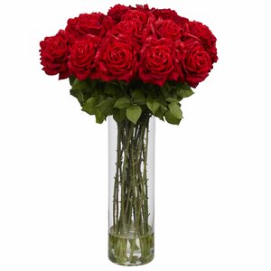 Giant Rose Silk Floral Arrangements