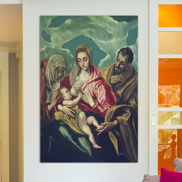 East Urban Home The Holy Family By El Greco Painting Print On