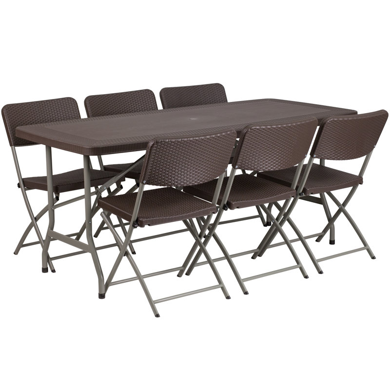 wayfair folding table and chairs