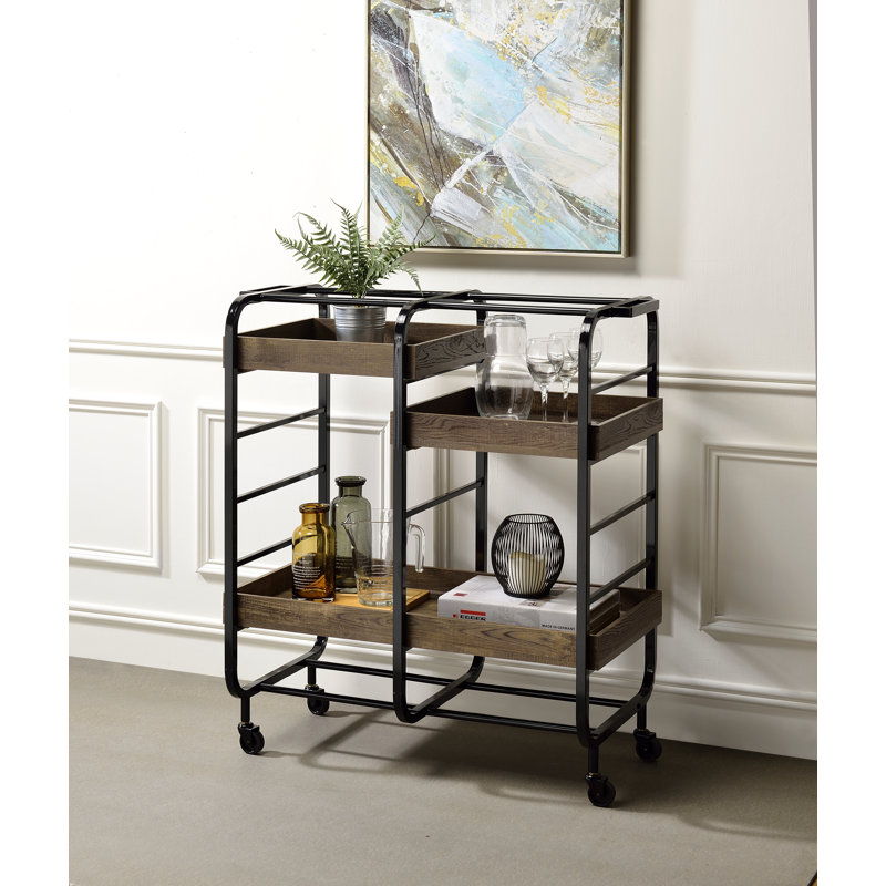 Union Rustic Charmaine Bar Cart Wayfair