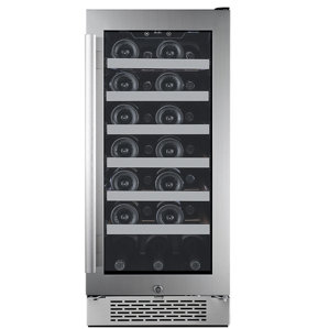 27 Bottle Single Zone Built-In Wine Cooler by Avallon