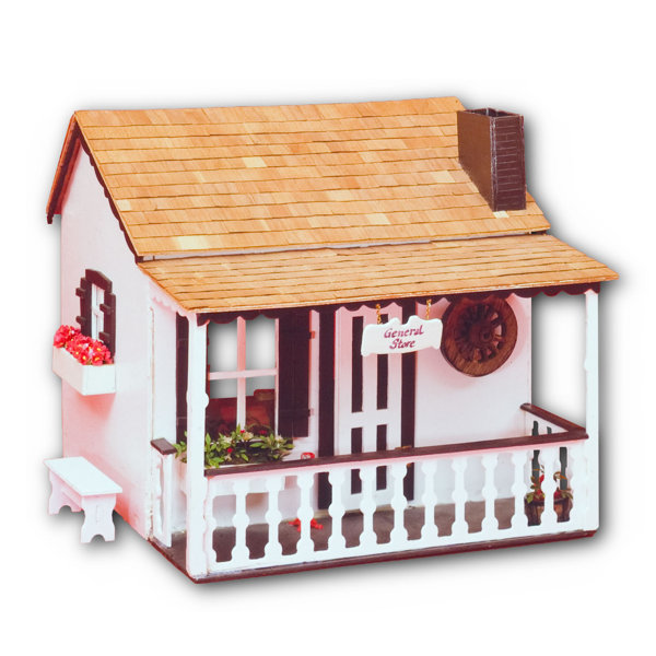 log cabin dollhouse