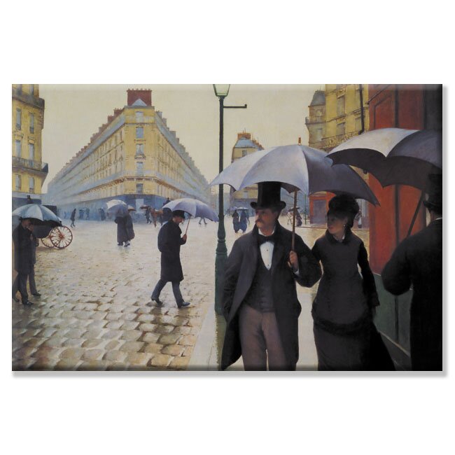 Buyenlarge Paris Street Rainy Day By Gustave Caillebotte Graphic Art Print Wayfair