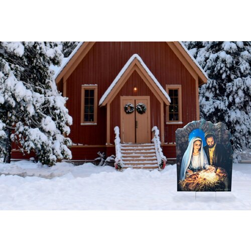 The Holiday Aisle® Nativity Christmas Yard Sign &amp; Reviews | Wayfair