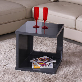 Glossy Functional Coffee Table by Fox Hill Trading #1