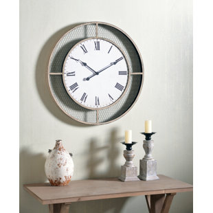 Chicken Wire Clock Wayfair