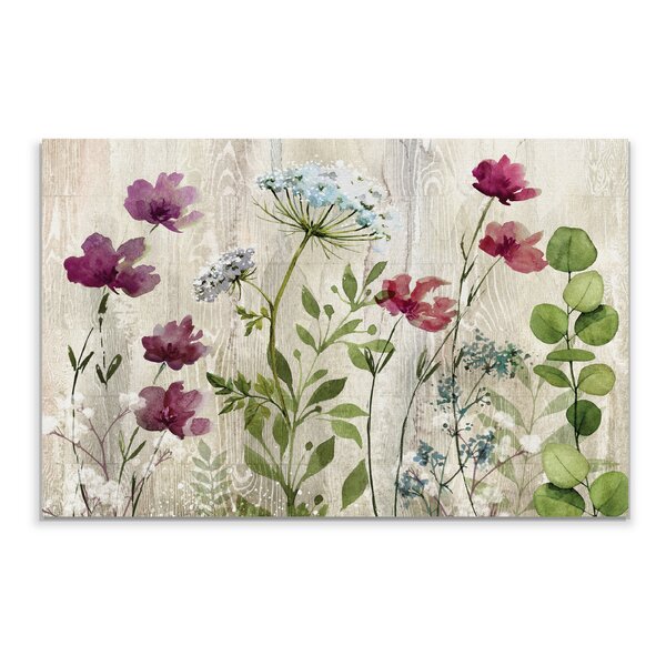 Gracie Oaks Meadow Flowers I - Picture Frame Print & Reviews | Wayfair