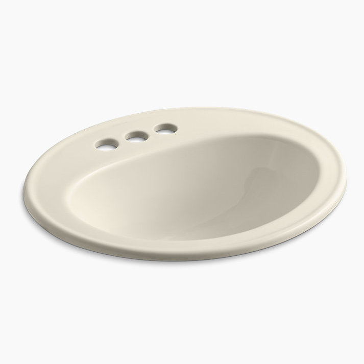Kohler Pennington Vitreous China Oval Drop In Bathroom