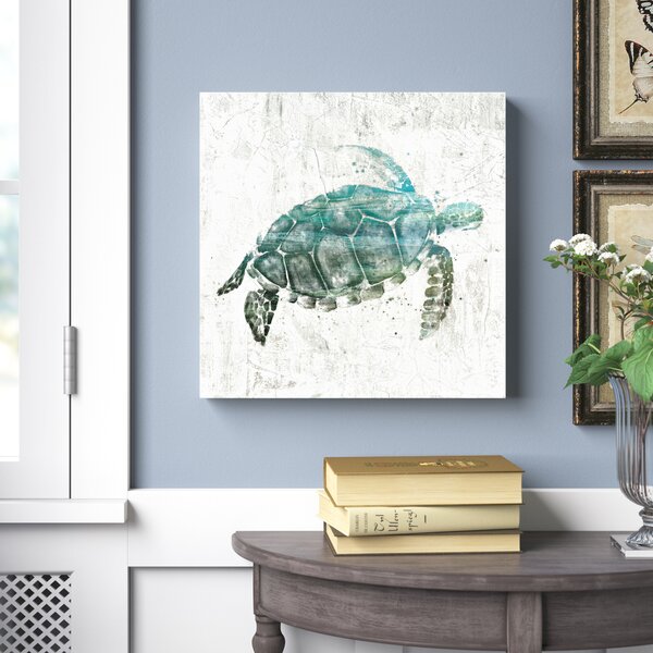Turtle On Bottom Art/Canvas Print Wall Art Home Decor Poster
