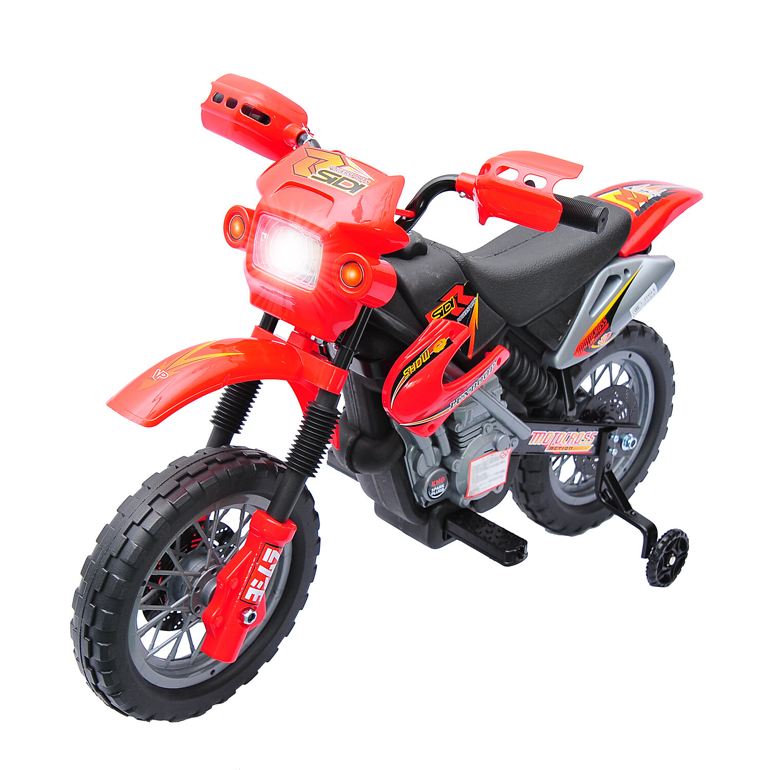 6V Kids Ride On Motorcycle Battery Powered 4 Wheel Car Bicycle Electric Toy Pink