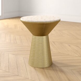Abba Drum End Table By Foundstone
