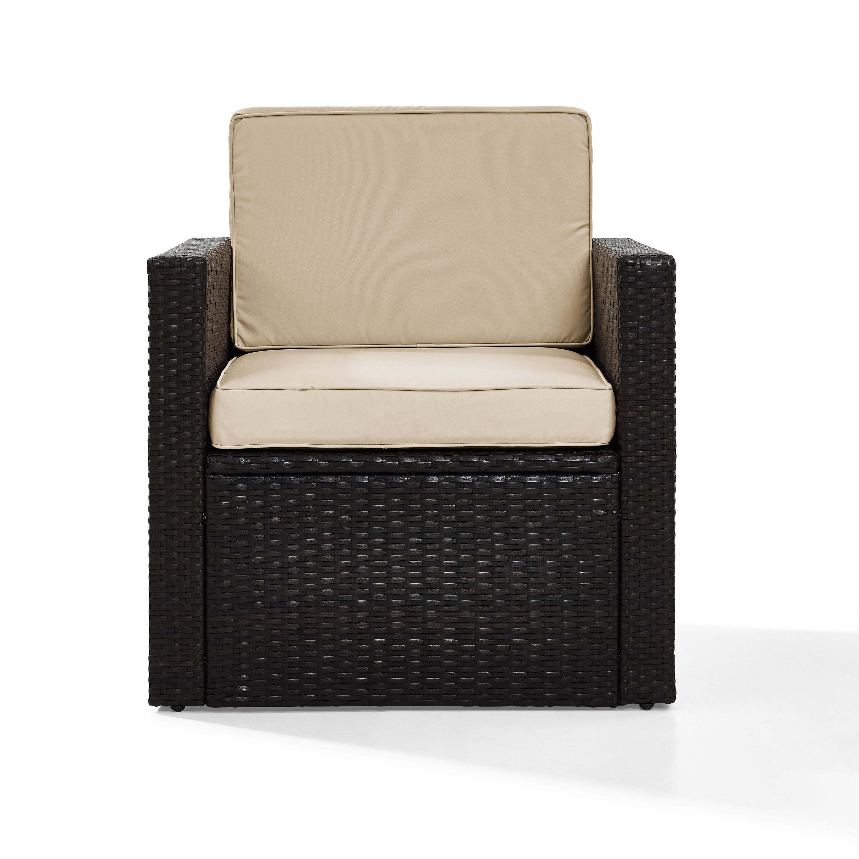 Belton Outdoor Wicker Deep Seating Patio Chair With Cushion Belton Outdoor Wicker Deep Seating