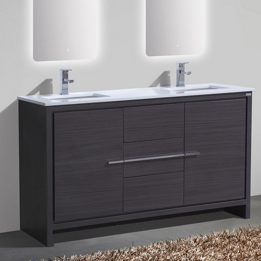 Bosley 60 Double Sink Modern Bathroom Vanity Mercury Row Reviews Bosley 60 Double Sink Modern Bathroom Vanity Mercury Row Reviews