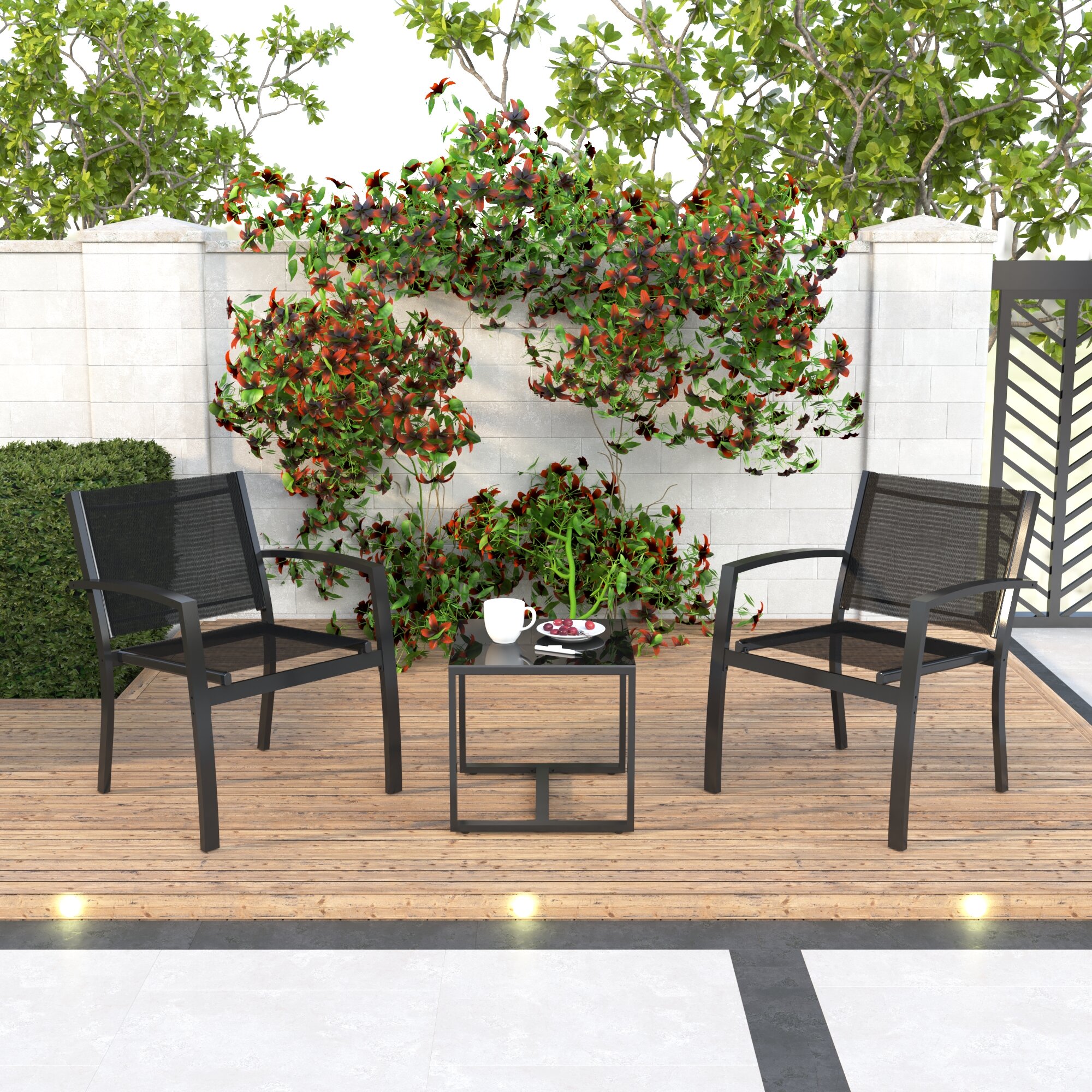 Große Reißverschluss Aufbewahrungstasche für Garten Terrasse Möbel Stuhlkissen 2 jeder