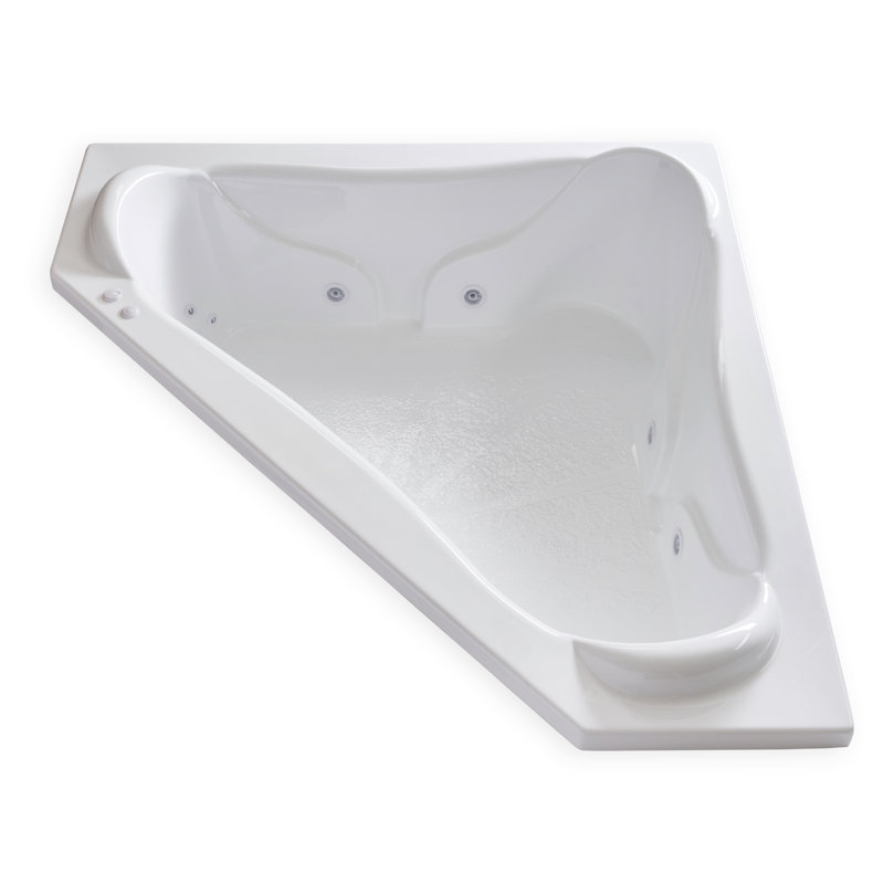 Carver Tubs 72" x 72" Drop In/Corner Whirlpool Bathtub ...