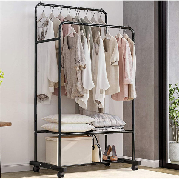 Folding Metal Drying Hanger Clothing Wardrobe Storage Rack drying socks/towe~PL 