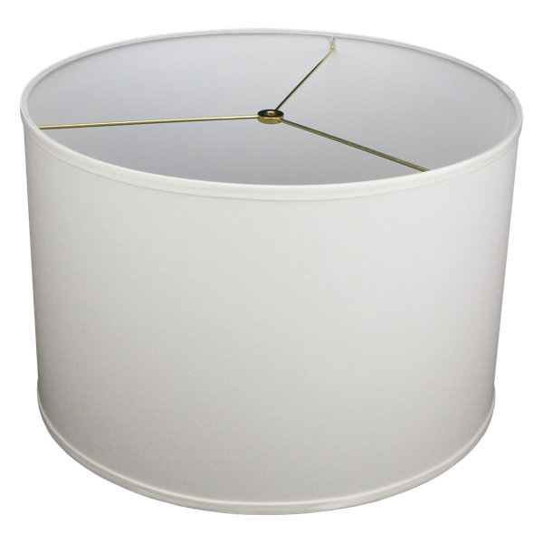 18 inch white drum lamp shade