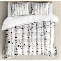 birch tree crib sheet