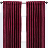 Maroon Curtains Wayfair Chenille red crimson maroon curtains blackout bedroom. maroon curtains wayfair