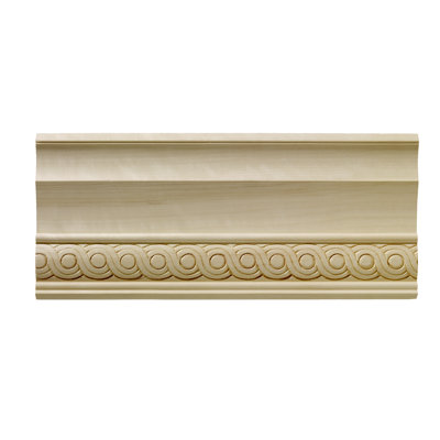Hardwood Rondele Moulding 5.25" H x 96" W x  0.5" D Crown