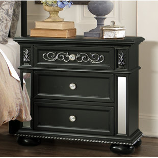 Go to store & view more images Aaden 3 Drawer Nightstand by Rosdorf Park