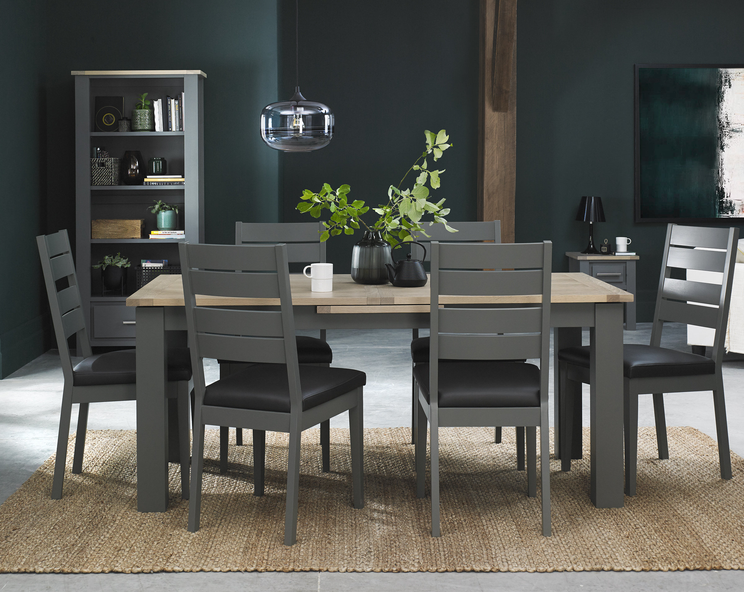 Modernmoments Essgruppe Dorantes Mit Ausziehbarem Tisch Und 6 Stuhlen Wayfair De