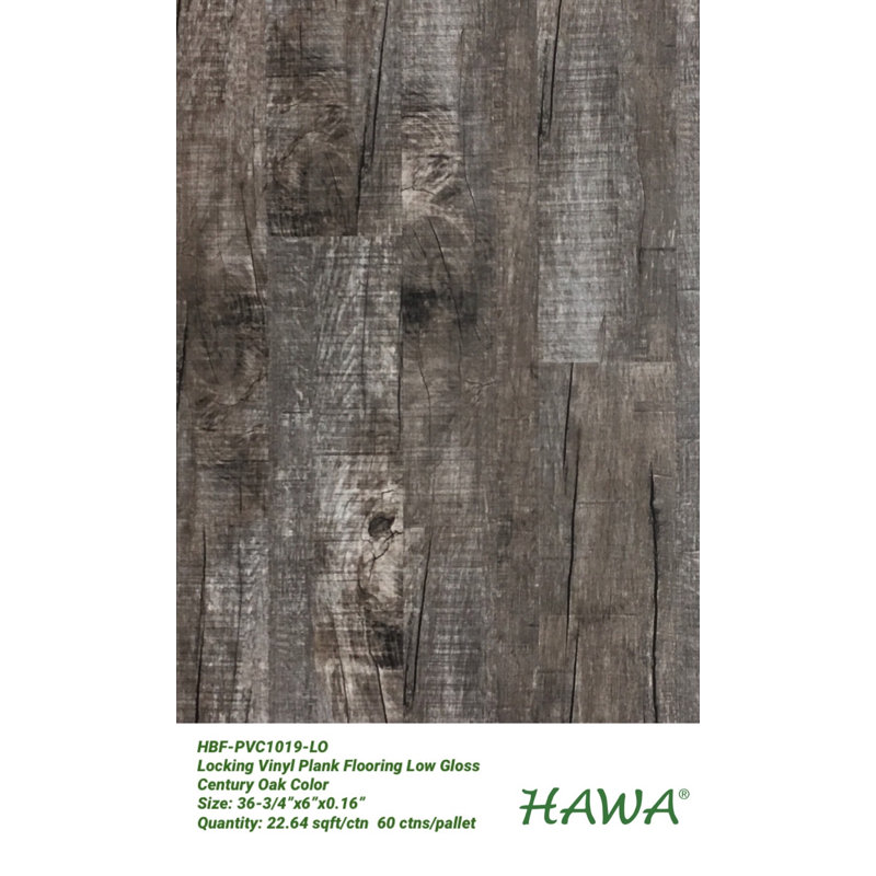 Hawa Locking 6 X 36 75 X 4mm Oak Luxury Vinyl Plank Wayfair