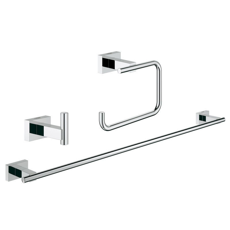 Grohe Essentials 3 Piece Bathroom Hardware Set Reviews Wayfair Essentials 3 Piece Bathroom Hardware Set