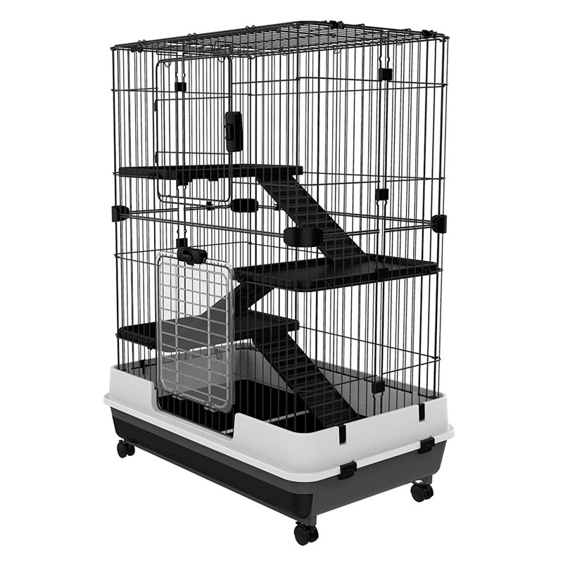 Tucker Murphy Pet Cadiz 4 Level Indoor Small Animal Cage With Cadiz 4 Level Indoor Small Animal Cage