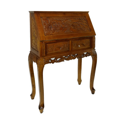 Brackettville Secretary Desk with Hutch