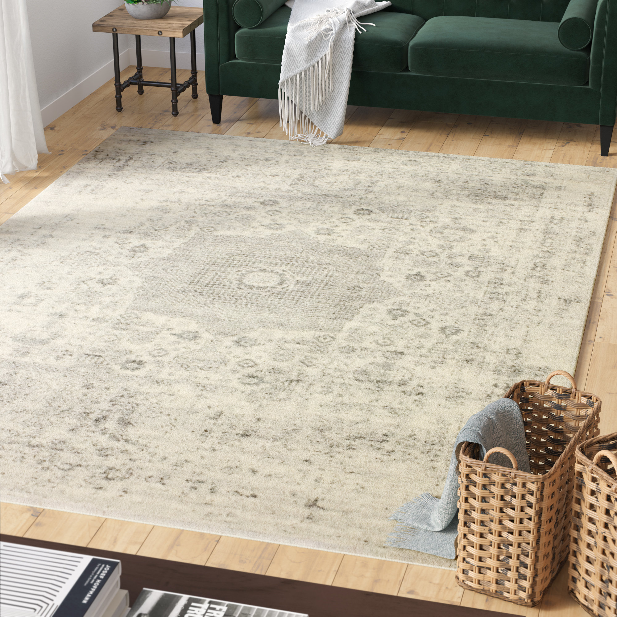 World Menagerie Teppich Padstow In Elfenbein Silber Bewertungen